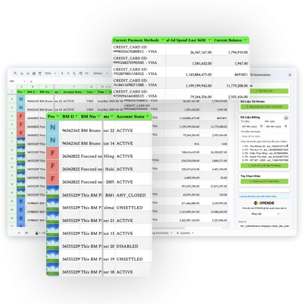 Phần mềm Facebook Billing Tool